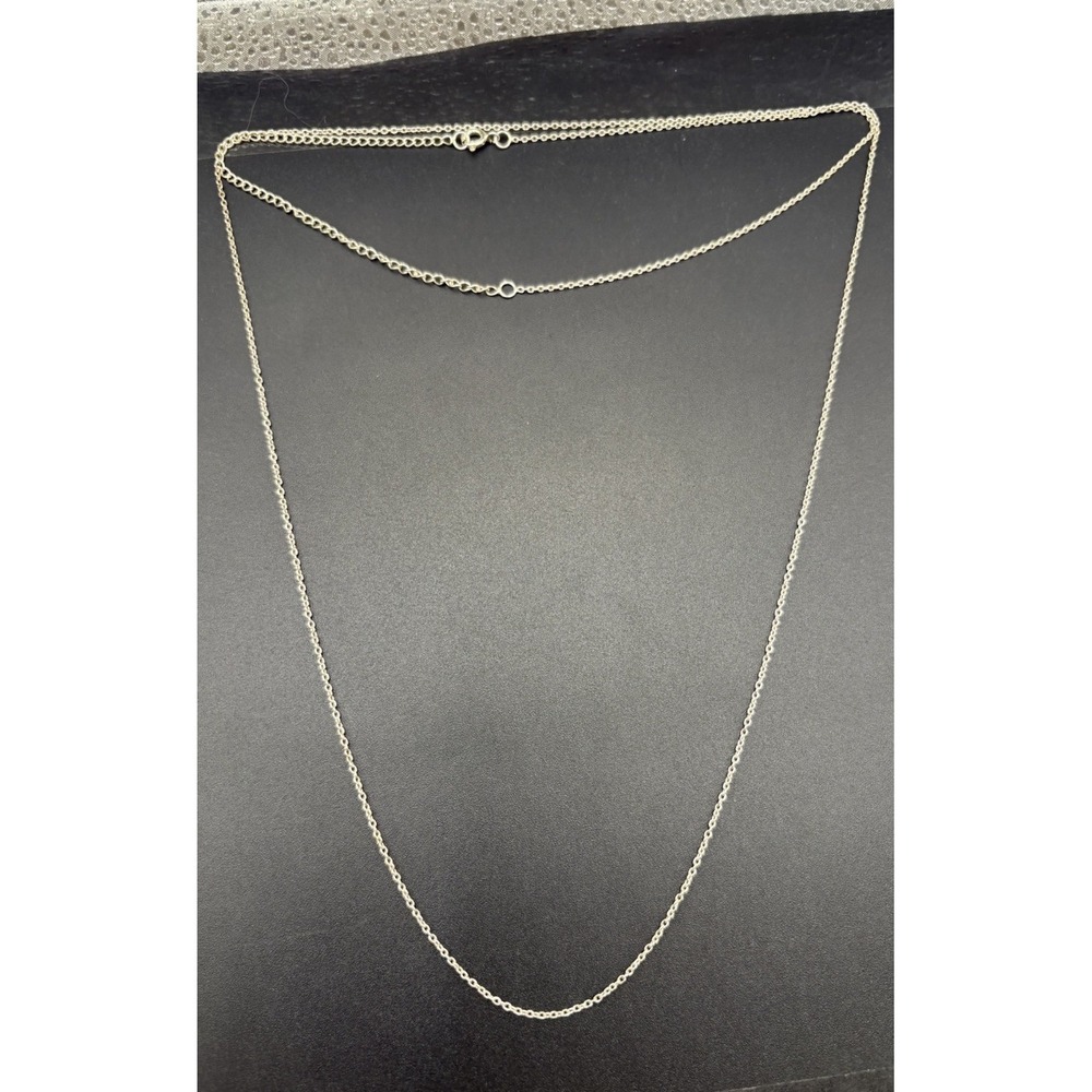 35" Sterling Silver Chain Necklace 925 D15